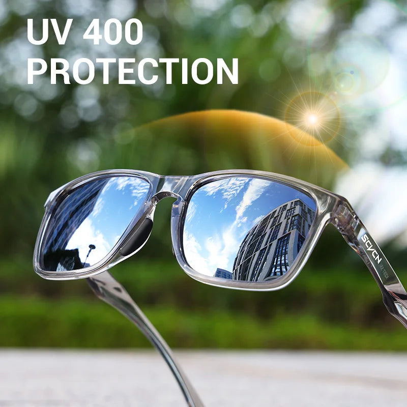SCVCN New Outdoor Cycling Polarized Sunglasses Men Women Sports MTB Bike Eyewear Road Bicycle Glasses UV400 Goggles 3Packs
