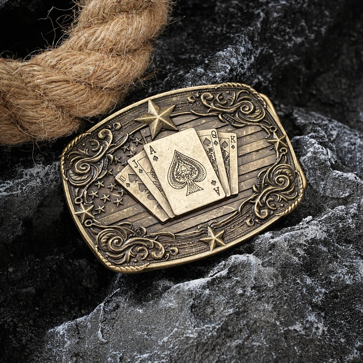 Western style plate buckle belt metal buckle one belt buckle