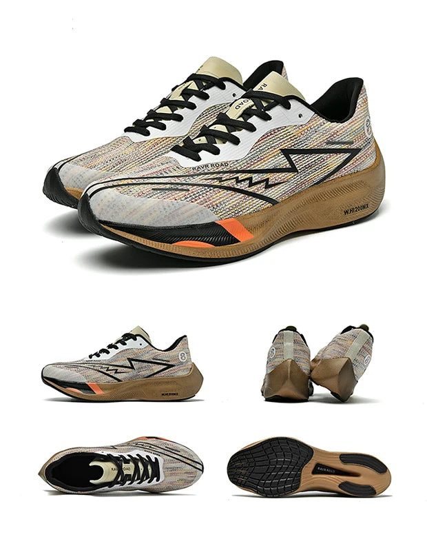 2023 New Full Palm Carbon Plate Running Shoes for Men and Women's Marathon Racing Shock Absorbing Sports Shoes Training Shoes