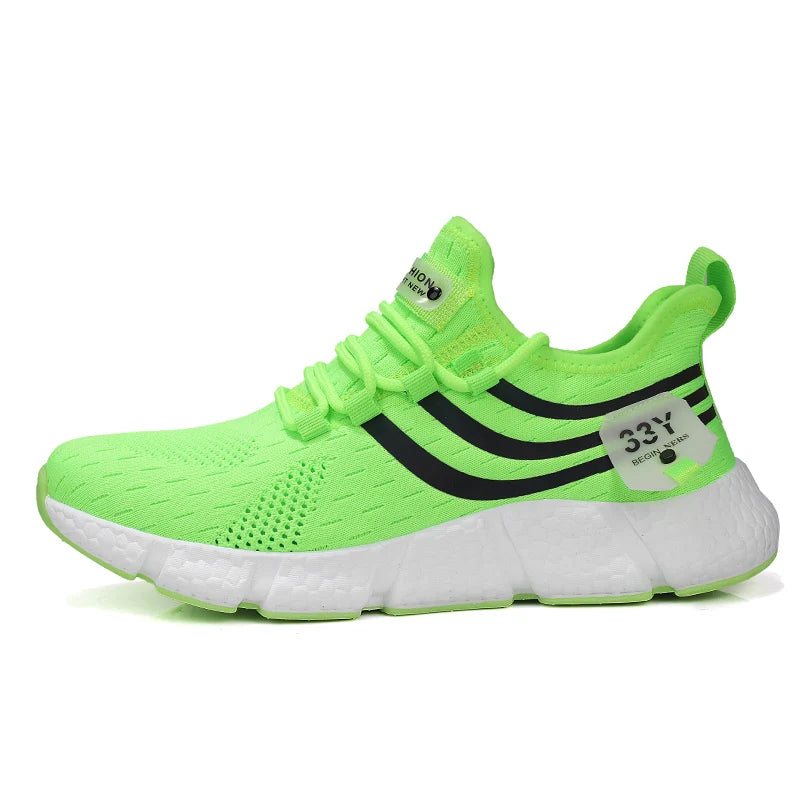 New Men's Sneakers Thick Sole Comfortable Casual Shoes Men Breathable Running Shoes Summer Man Tennis Shoes Large Size Men Shoe