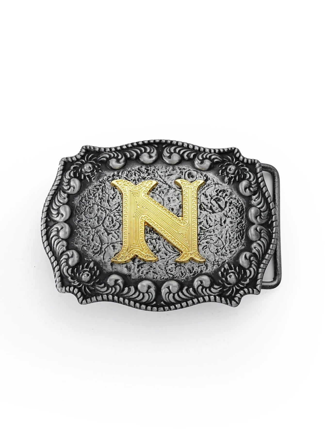 Western Cowboy letter belt buckle - stylish and unique stylish waist accessory