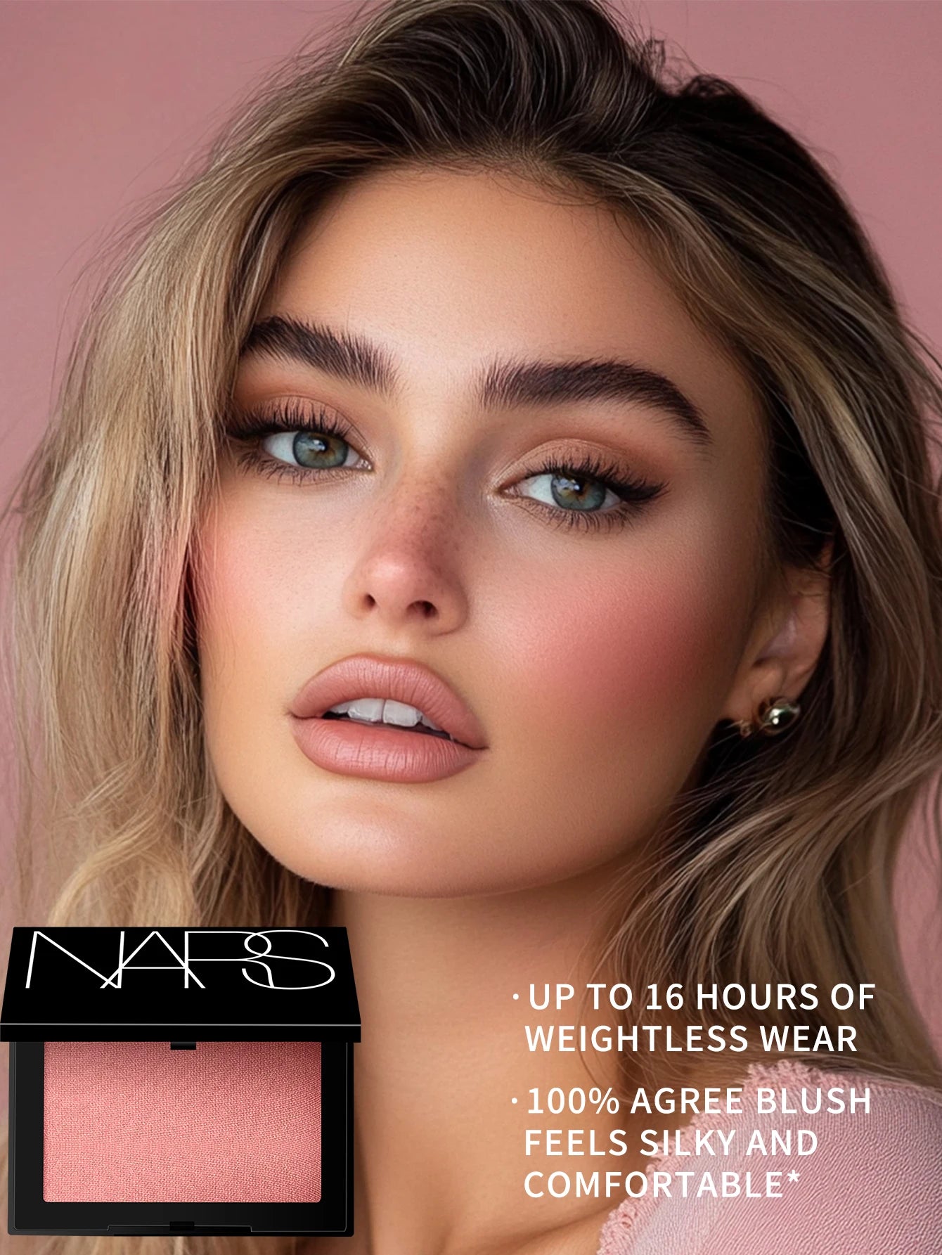 NARS Blush Mini Size - Orgasm - Pressed Powder - 0.09FL.OZ./2.5g