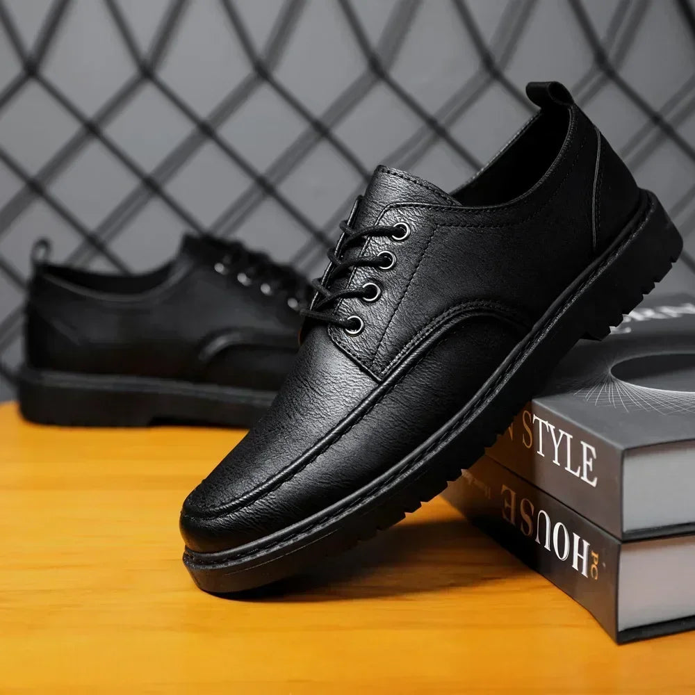 British Style Men Shoes Quality Comfortable Social Dress Shoe Chaussure Hommes