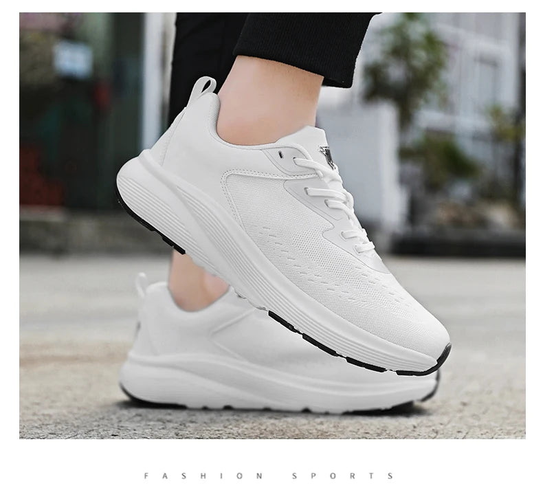 Couples breathable mesh casual sports shoes summer new non-slip outdoor running shoes plus size light men and women's sneakers