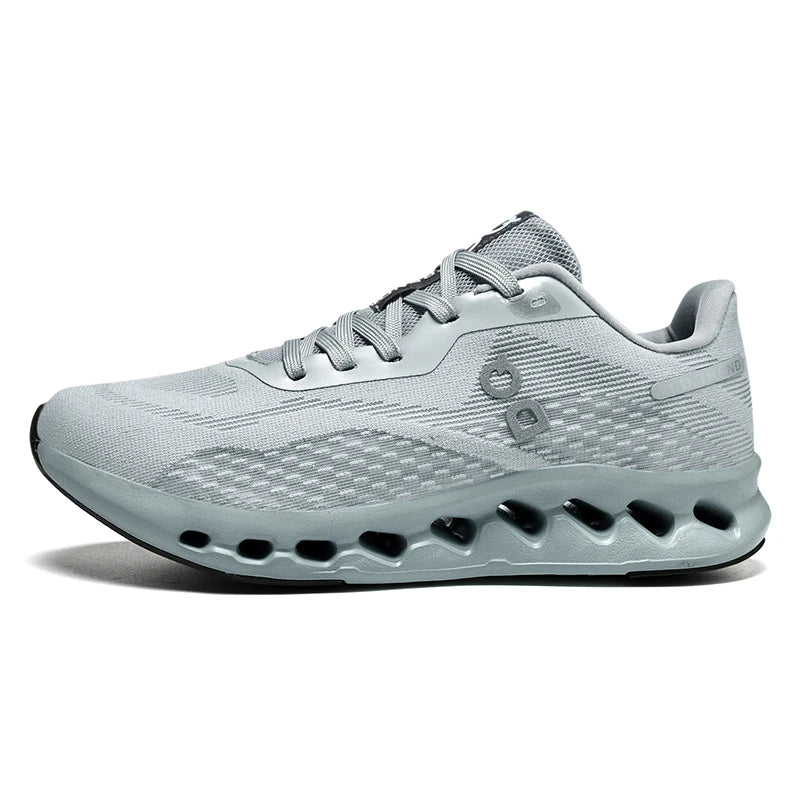 Men's Cushioned Running Shoes Energy Return Breathable Knit Arch Support Shock Absorption Marathon Women Casual Sneakers
