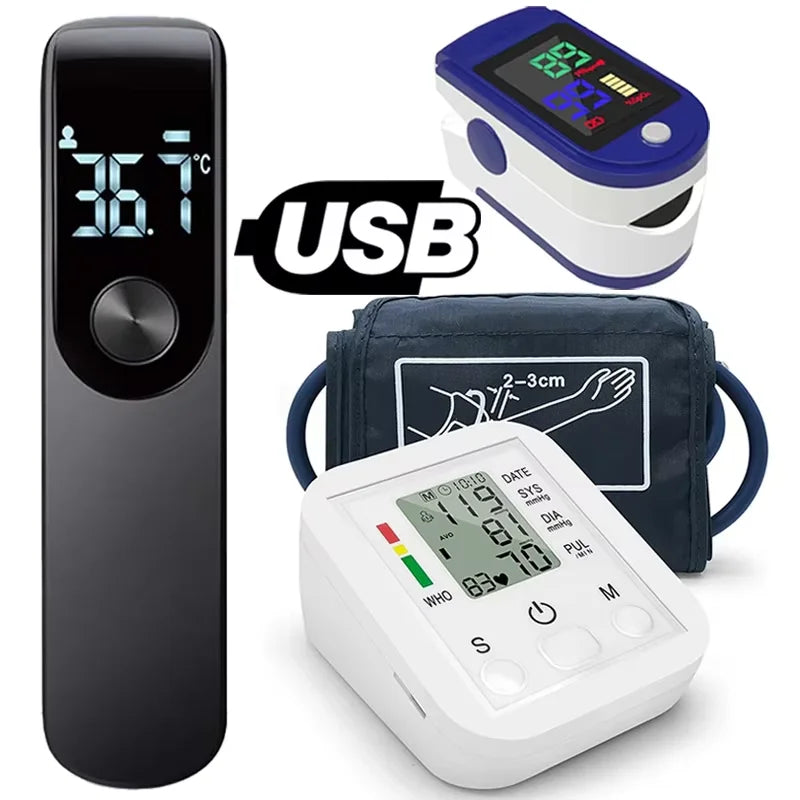 🩺 LINGKUN Digital Arm Blood Pressure Monitor
Automatic Tonometer | Heart Rate & Pulse Meter | Arm Sphygmomanometer | Oximeter Function