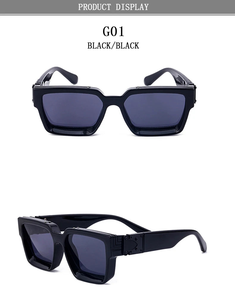 🕶️ ZUIDID Retro Millionaire Sunglasses – Vintage Square Design 2024
Trendy Unisex Designer Fashion Sunglasses | UV400 Protection | Mirror & Photochromic Lenses