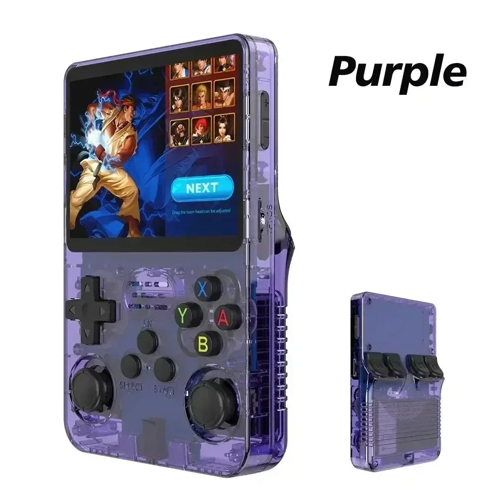 R36HD new handheld game console open source Linux 3.5-inch IPS screen handheld 128GB video player Xmas Gift