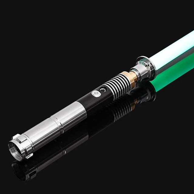 سيف ضوئي معدني RGB، مبارزة، تأرجح سلس، سيف ليزر، Sabre De Luz، 16 لونًا متغيرًا، 16 صوتًا، سلاح FOC Rave، لعبة وامضة