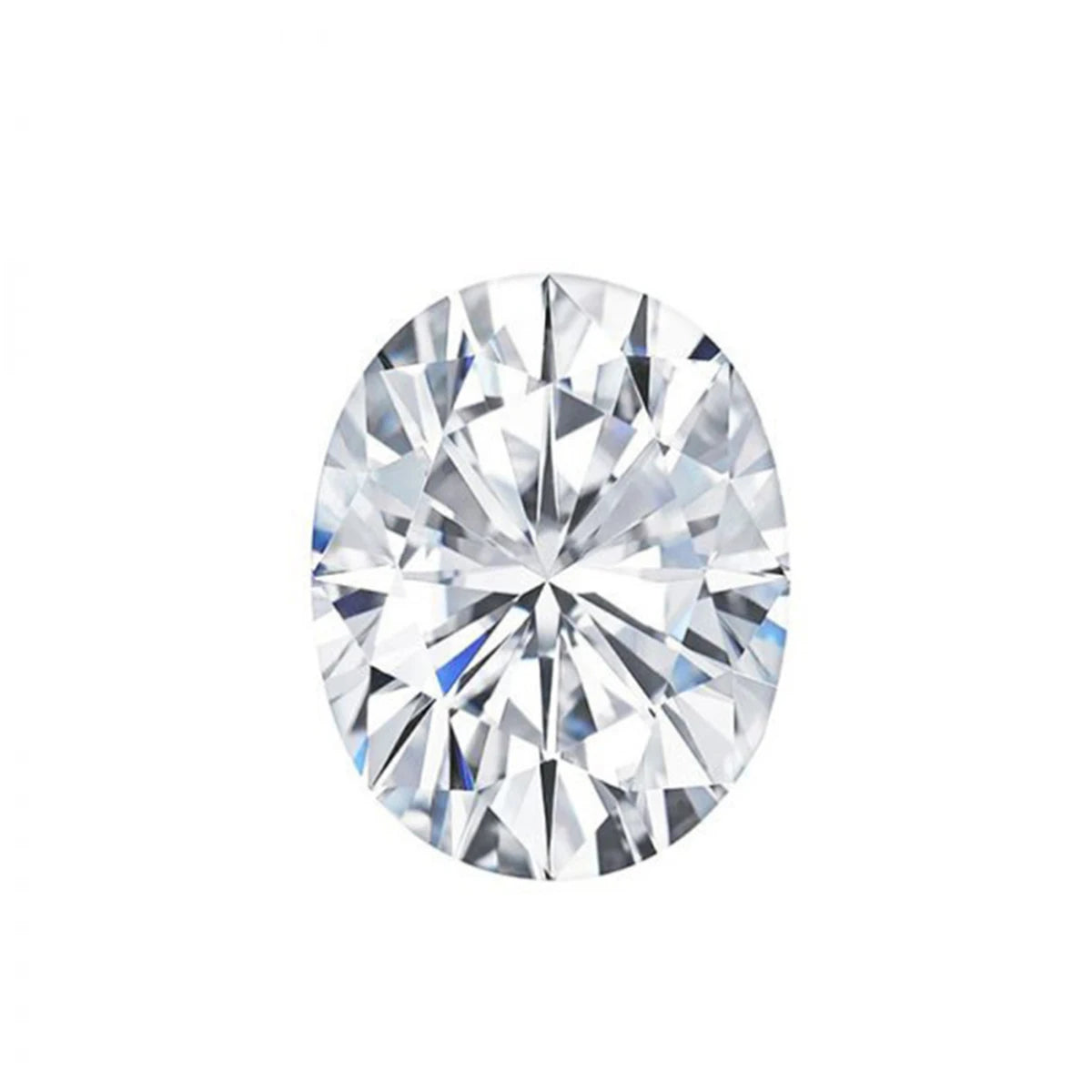 14K Gold Oval Moissanite Engagement Ring – 3ct Certified Luxury Wedding Jewelry for Women