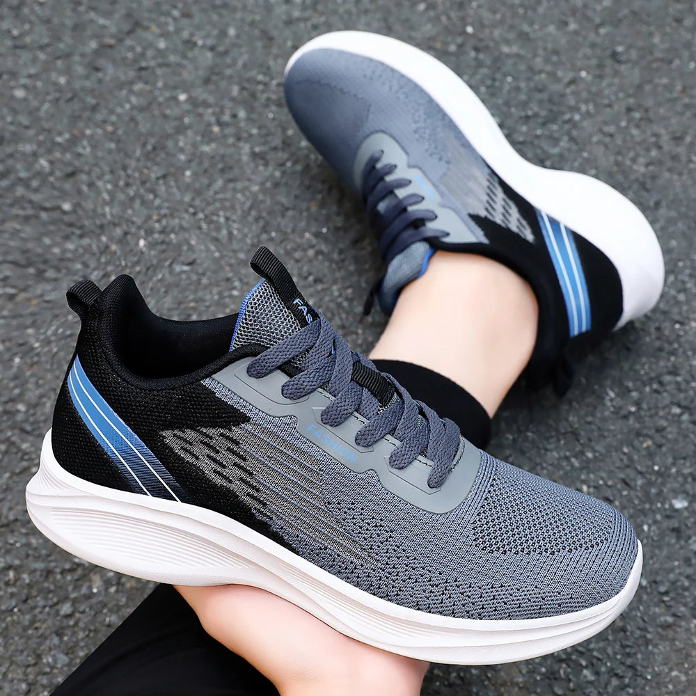 Men's Running Shoes 2025 New Lightweight Breathable Mesh Sneakers, Fashion Casual Sports Shoes for Outdoor Walking, Non - slip C