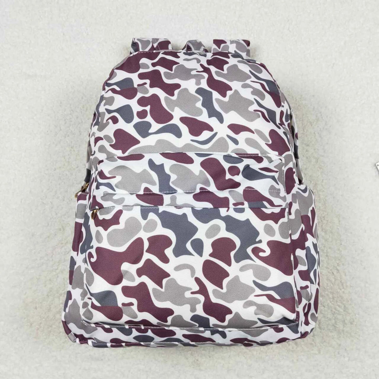 Wholesale Baby Boy Girl Backpack Army Green Camo Duck Print Daypack Toddler Children Outdoor Portable Kids Boutique School Bag