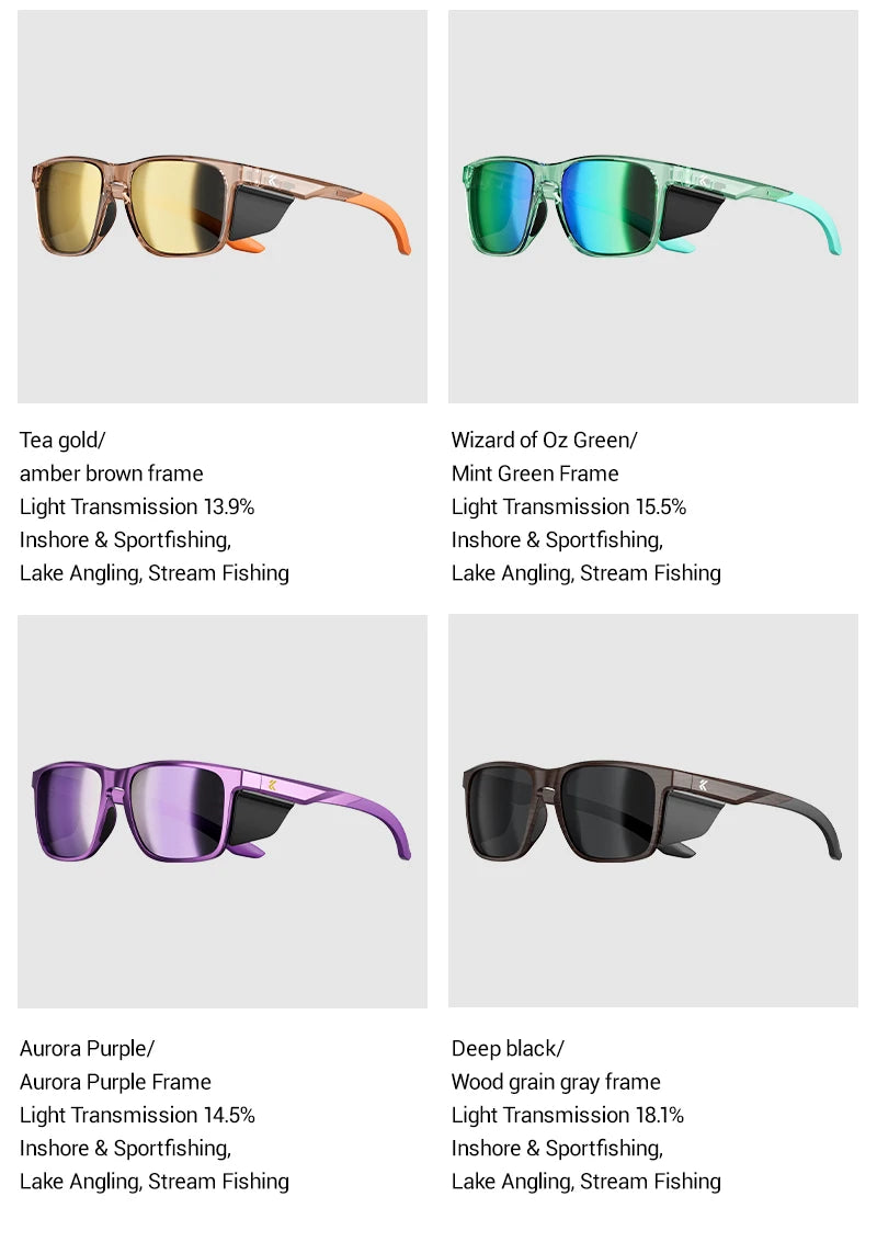 Kapvoe Polarized Outdoor Fishing Sunglasses Men Women MTB Road Bicycle Cycling Glasses Sports Camping Bike UV400 Fishing Goggles
