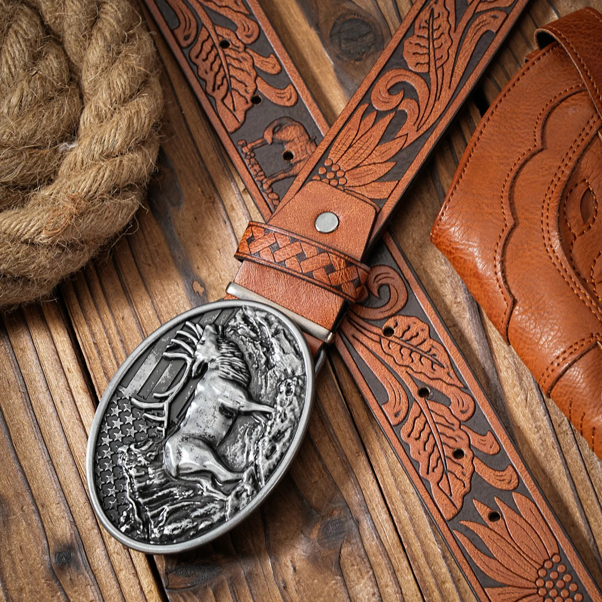 Vintage meets fashion! Alloy buckle PU belt, suitable for both men and women, to create a personalized Western style