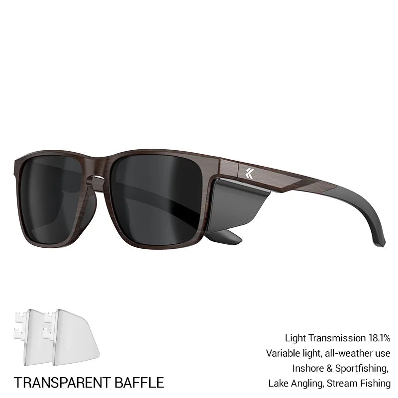 Kapvoe Polarized Outdoor Fishing Sunglasses Men Women MTB Road Bicycle Cycling Glasses Sports Camping Bike UV400 Fishing Goggles