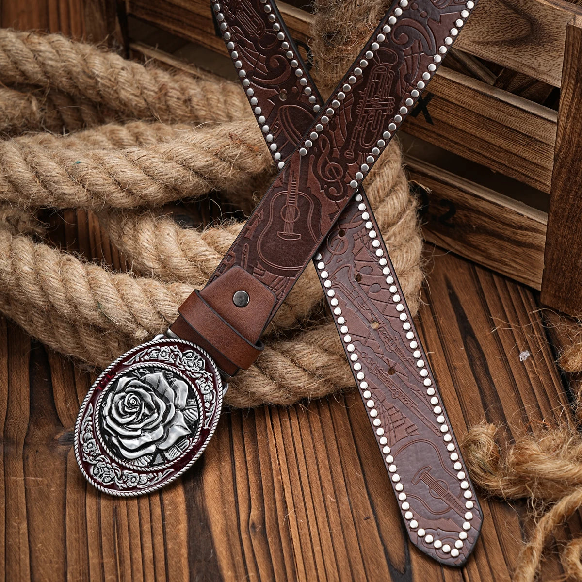 Unisex Classic PU Leather Belt with Metal Buckle – 3.8cm