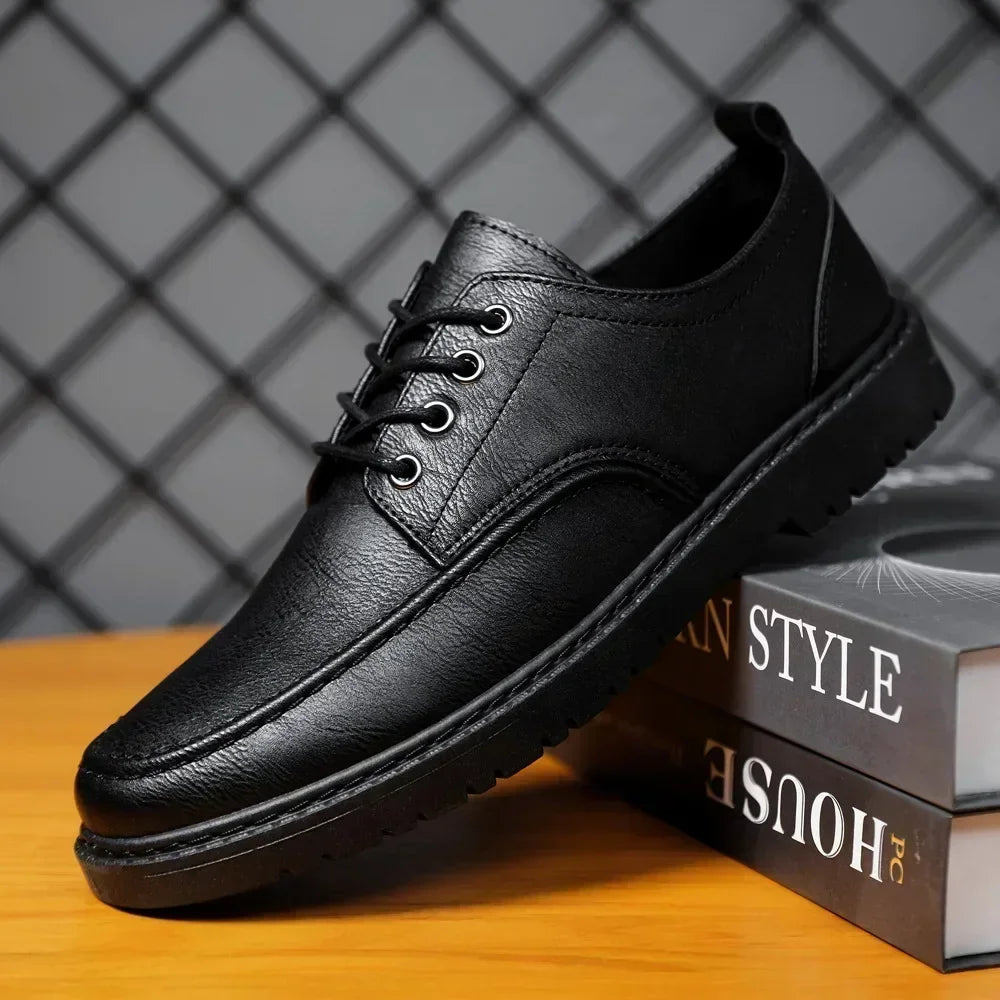 British Style Men Shoes Quality Comfortable Social Dress Shoe Chaussure Hommes