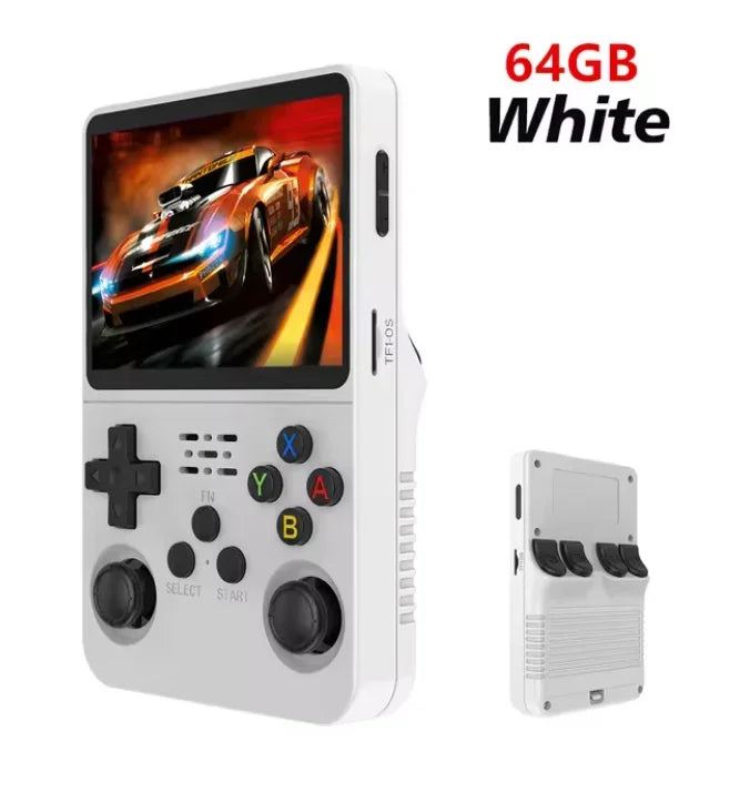 R36HD new handheld game console open source Linux 3.5-inch IPS screen handheld 128GB video player Xmas Gift