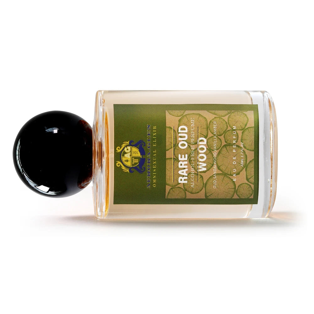 Perfume Rare Oud Eau de Parfum Luxury Woody Alcohol-Free Perfume with Sandalwood Fragrance for Men Women Tonka Bean Amber Scent