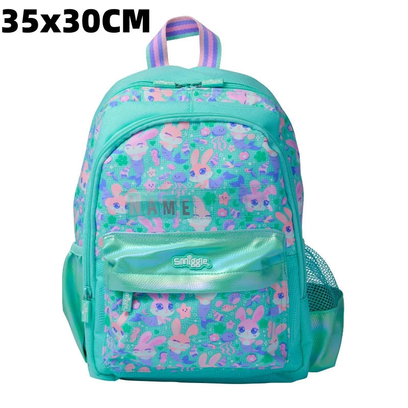Genuine Australia Smiggle Backpack School Bag Cute Rabbit Cartoon Series Anime Backpack Student Gift Separate Purchases