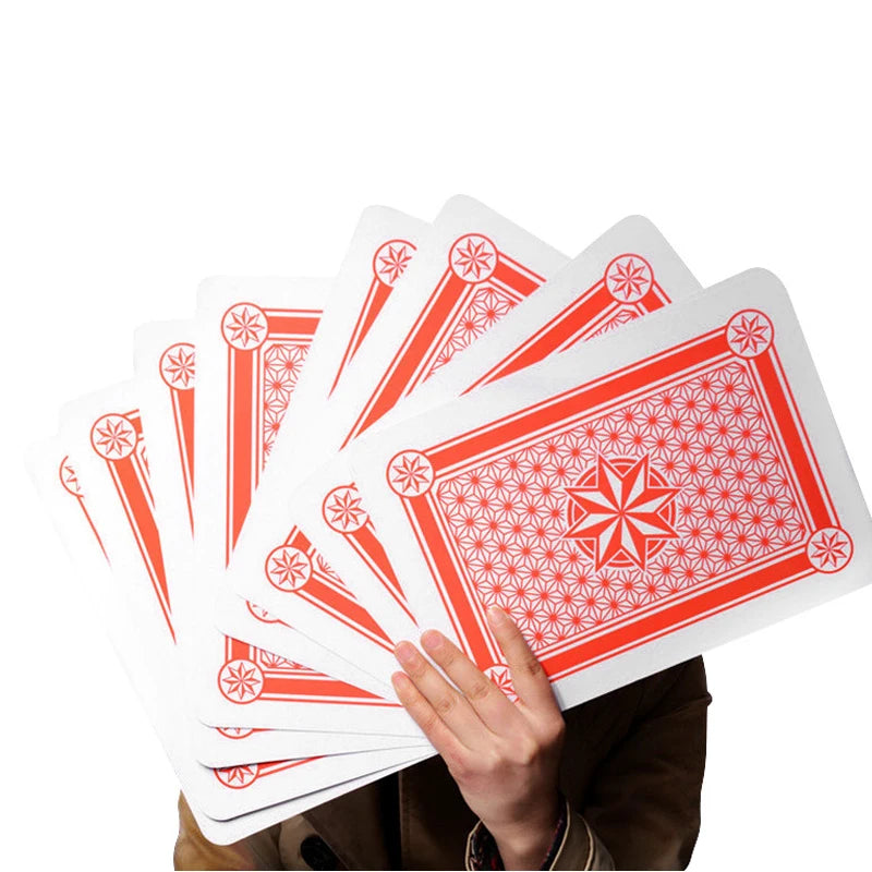 Oversized Playing Cards Jumbo 4x Larger Party Carnival Games For Adluts Juego De Mesa Familiar Divertido Funny Novelty Gifts