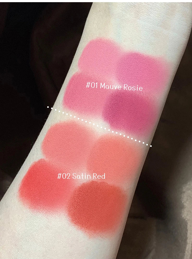 Mini Lipstick Set Matte 4 Colors Lipstick Combination 4 Sections Velvet Grapefruit Red Lip Pigment Non-stick Cup Lip Gloss kit