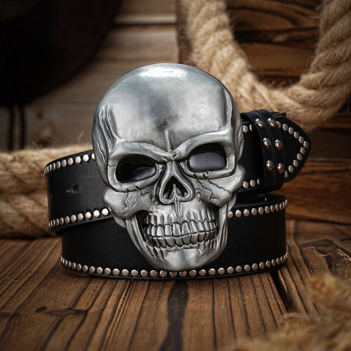 Skull and Cross Bone Pirate Halloween Costume Belt Many Options Vintage Goth Punk Belts, Halloween