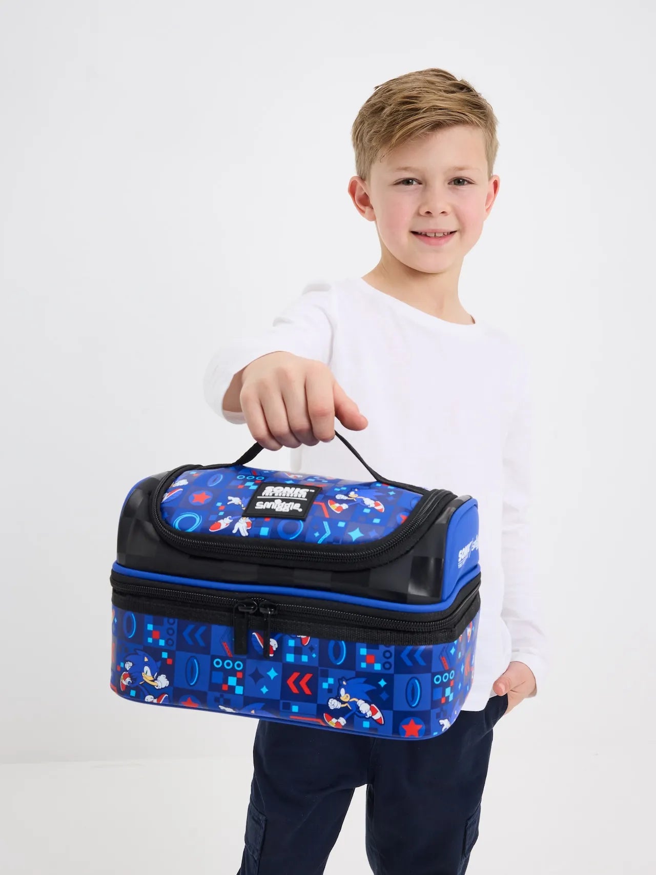 Australia Smiggle Schoolbag Sonic Backpack Cartoon Series Children School Bag Anime Backpack Student Gift Separate Purchases