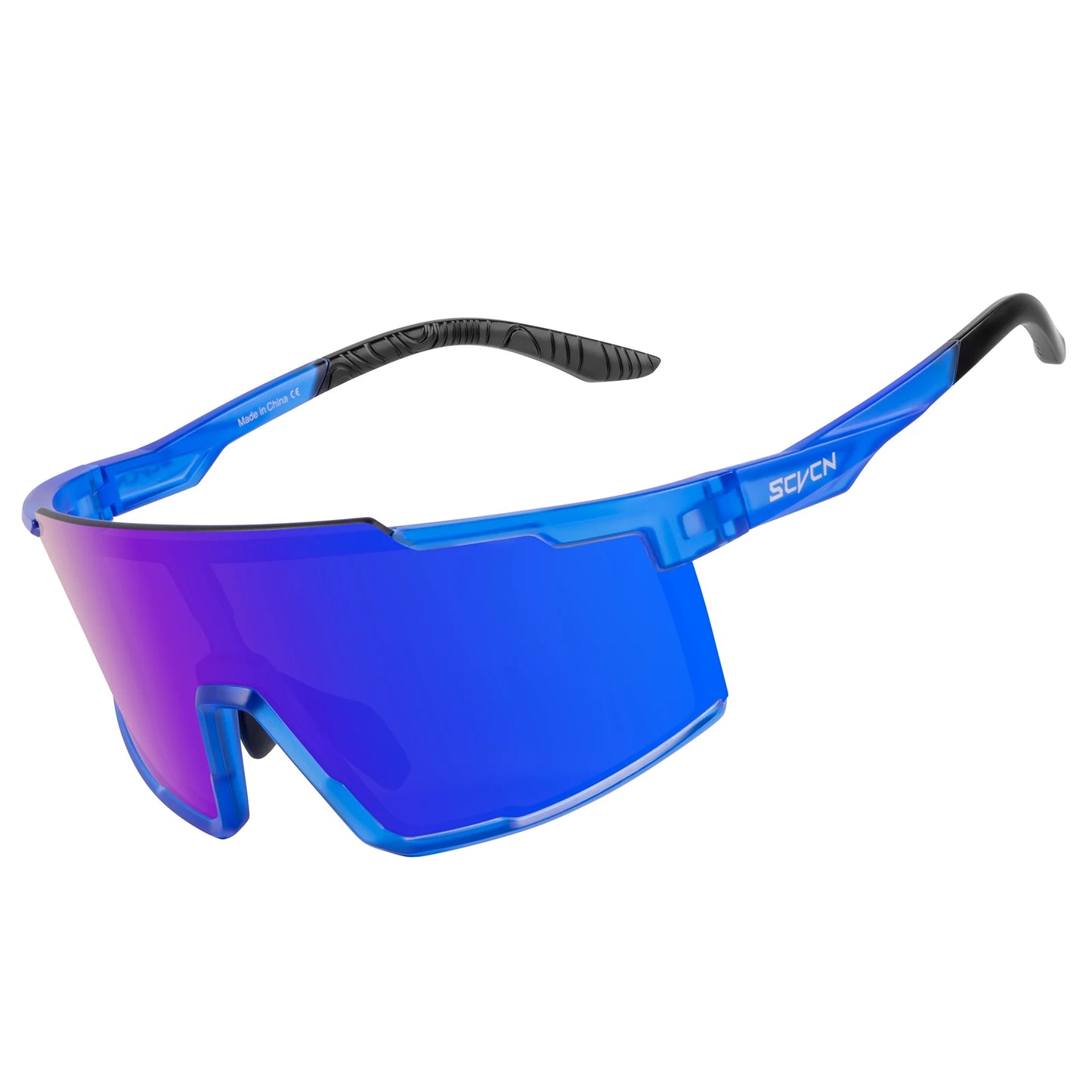 SCVCN-Fashion Sunglasses Cycling Glasses Sports for Men Driving Sun Mountain Bike Road Bicycle Eyewear Goggles MTB UV400