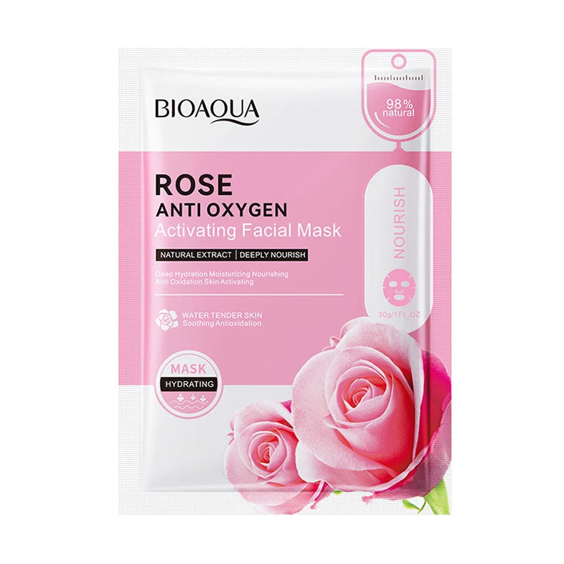 20pcs BIOAQUA Snail Hyaluronic Acid Face Mask skincare Moisturizing Hydrating Firming Facial Masks Face Skin Care Products