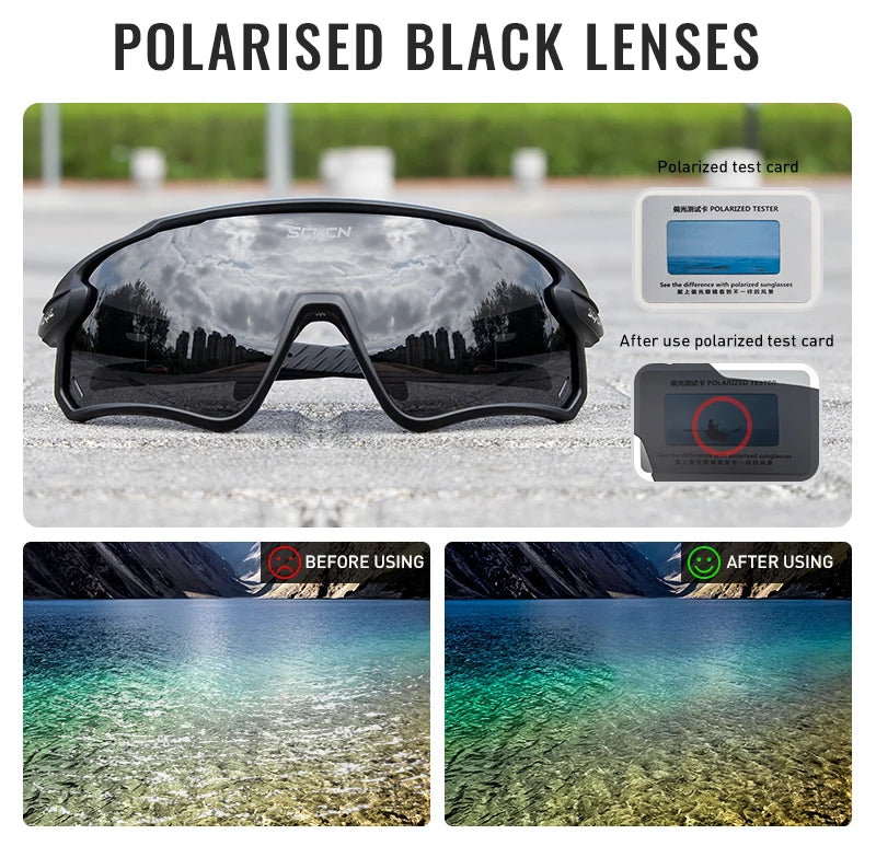 SCVCN MTB Road Bicycle Riding Glasses Men Outdoor Sports Bike Cycling Sunglasses Woman Running Hiking Eyewear UV400 Goggles hot