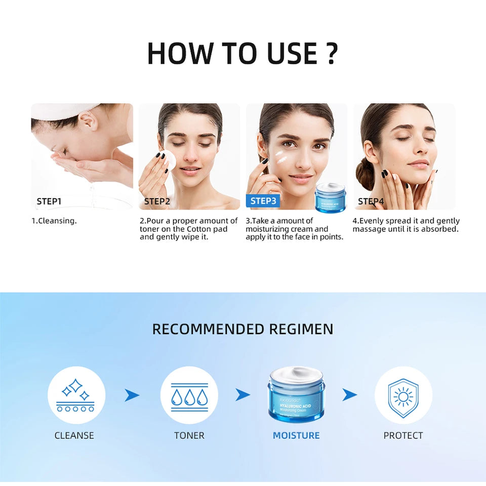Hydro Boost Hyaluronic Acid Hydrating Face Moisturizer Gel-Cream to Hydrate and Smooth Extra-Dry Skin