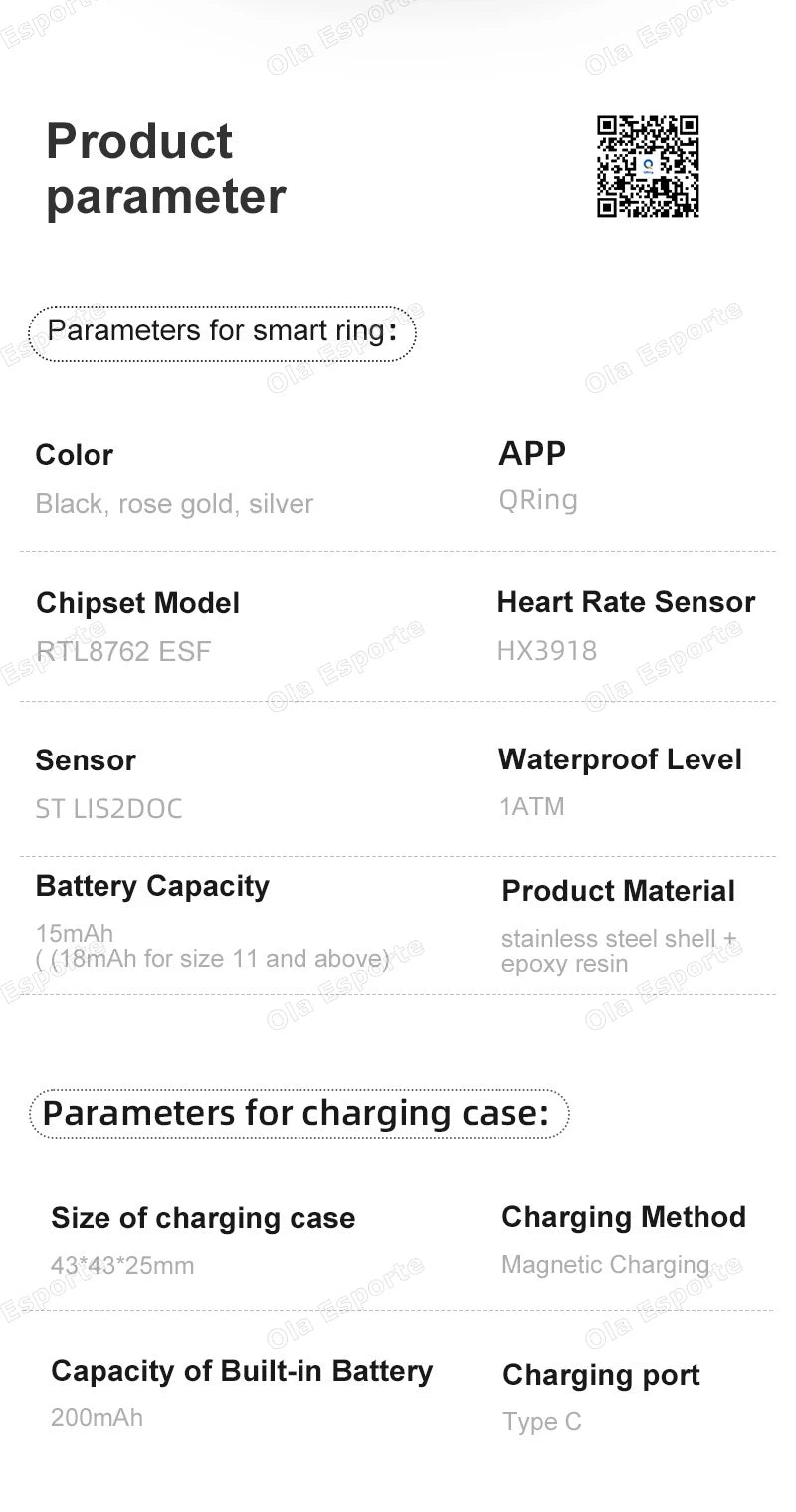 New R11 For xiaomi Smart Ring Men Women LED Display Screen Heart Rate Blood Oxygen Monitor Waterproof Multi Sports Modes rings