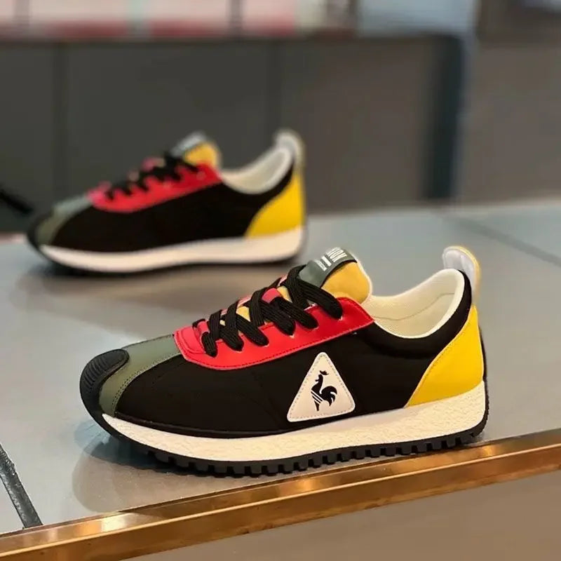 Official-website 2025 Men's Casual Sneakers Summer Comfortable Breathable Lace-up Running Shoes Men's Outdoor Soft-soled Shoes