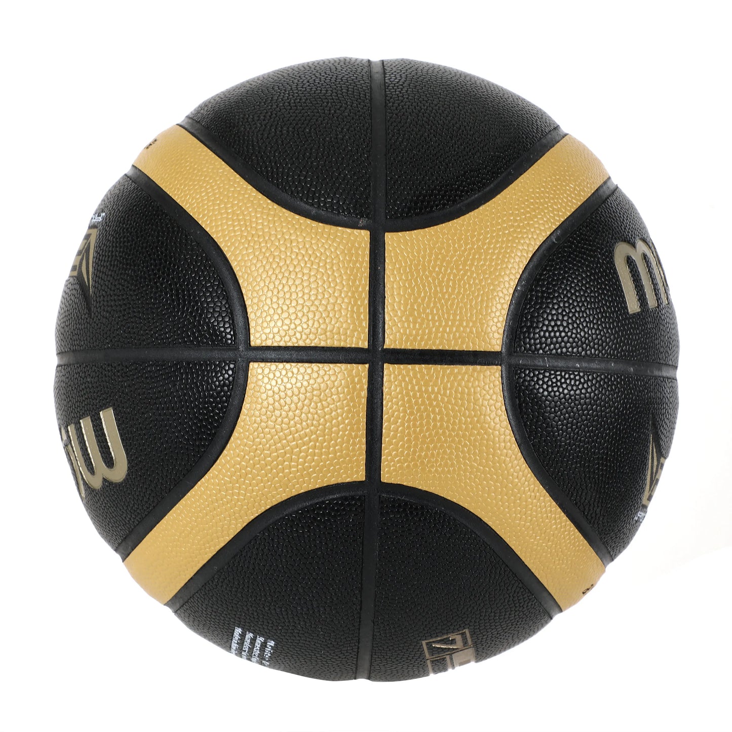 Molten Size 5 6 7 Basketball EZ-K Black Gold PU Outdoor Indoor Balls Women Youth Man Match Training Basketalls