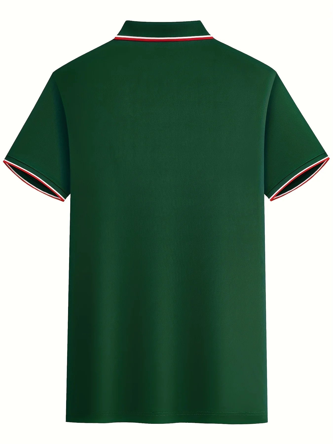 Men’s Summer 100% Cotton Casual Polo Shirt,Loose Fit | Plus Size | Printed Collar | Travel & Everyday Style