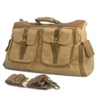 MUNUKI Vintage Crazy Horse Genuine Leather Travel bag Large Luggage bag men Leather duffle bag Large Weekend Bag Tote Big