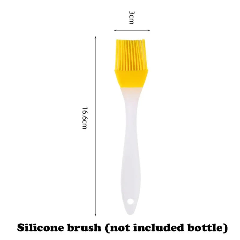 200/300/500ml Oil Spray Bottle BBQ Cooking Olive Oil Sprayer Kitchen Baking Oil Spray Empty Bottle Vinegar Bottle oil brush