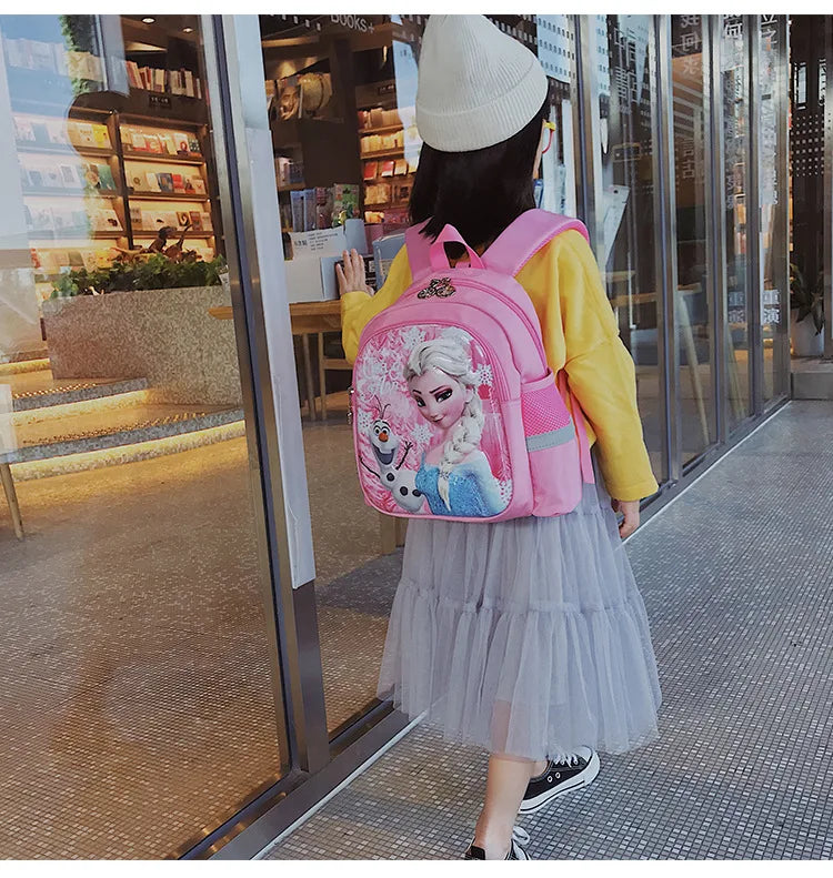 Kindergarten Schoolbag Cartoon Elsa Shoulder Bag Girl Boy Handbag Baby Children Backpack Kid Frozen Schoolbag Backpack