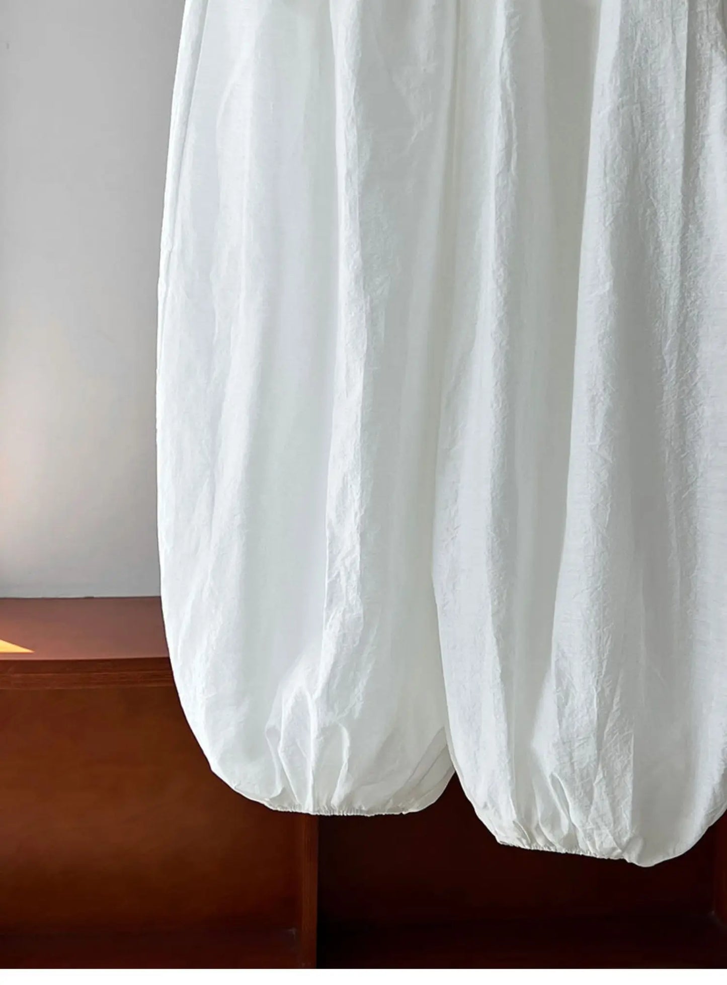 Oversized Bloomers 2025 New Summer Elegant Fashion Women Lantern Pants Casual Loose Breathable Cotton Wide Leg Pants