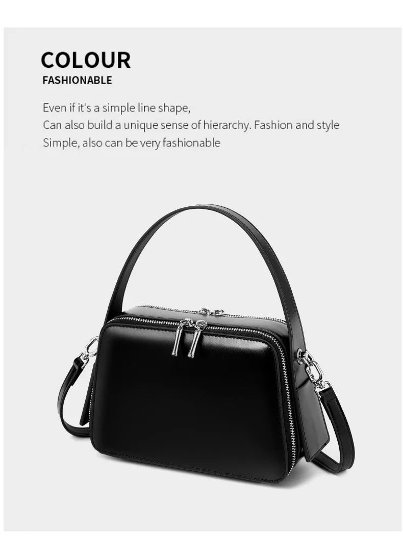 YANATARI underarm cowhide Genuine leather handbags women vintage shoulder bag female crossbody bags luxury high quality 2025
