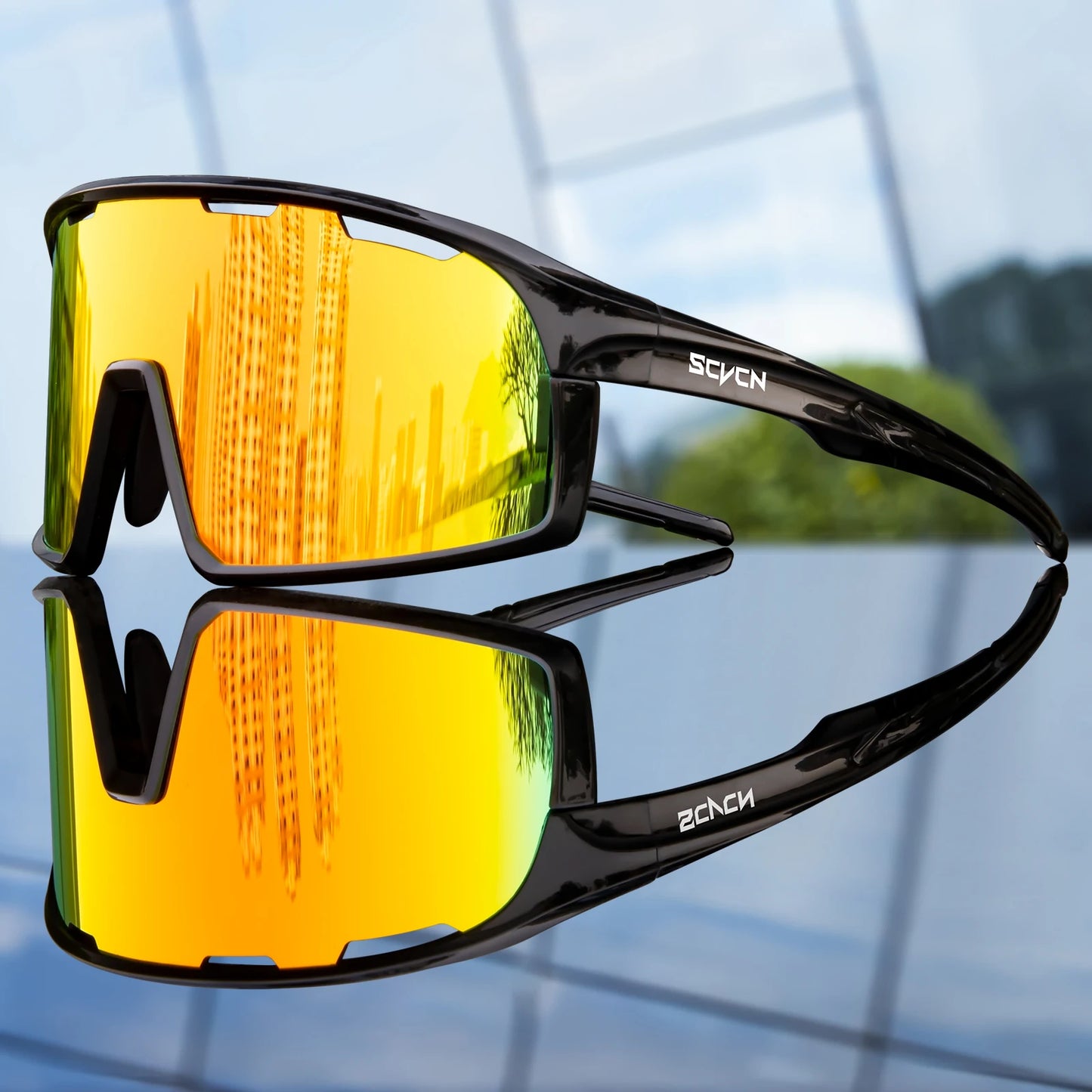 SCVCN New Photochromic Glasses Cycling Sunglasses Men Outdoor Sports Glasses Women Driving Bicycle Eyewear UV400 Hiking Goggles