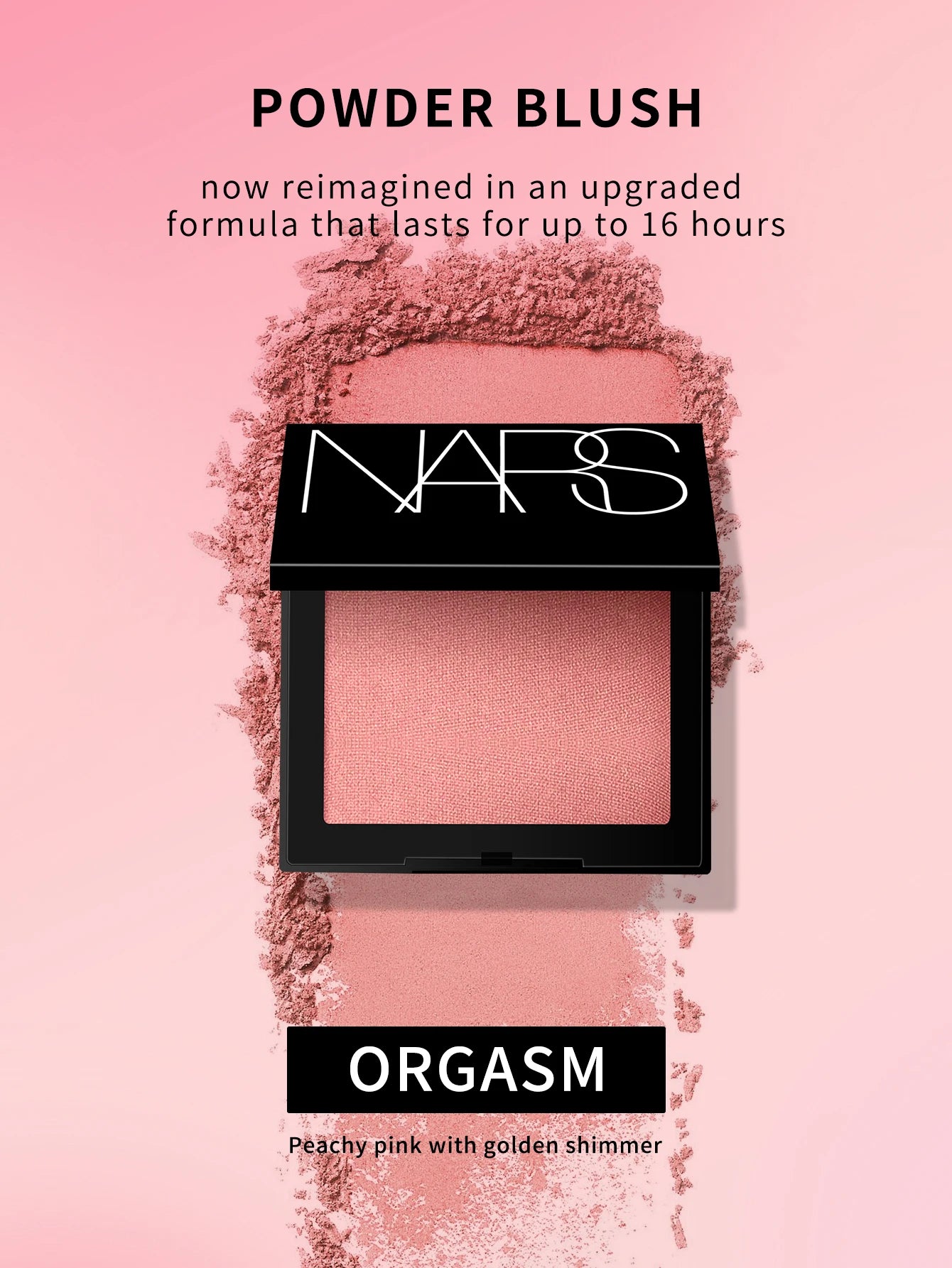 NARS Blush Mini Size - Orgasm - Pressed Powder - 0.09FL.OZ./2.5g