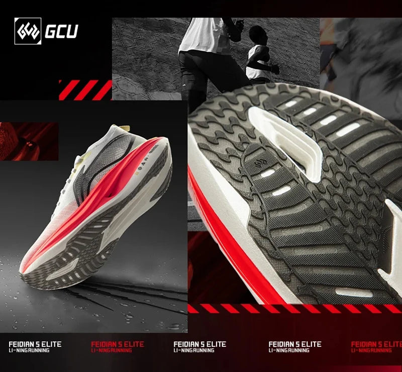 FEIDIAN 5 ELITE Racing Running Shoes – SUPER BOOM Cushioning & Carbon-Fiber Plate