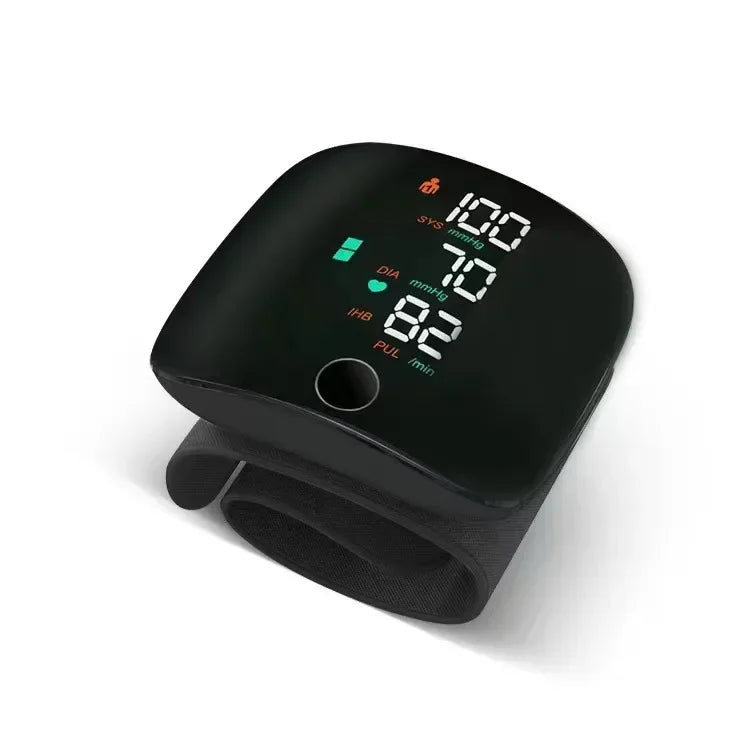 🖤 LINGKUN Wrist Blood Pressure Monitor,
LED Display | Fast Measurement | Digital Tensiometer | Heart Rate | USB Rechargeable