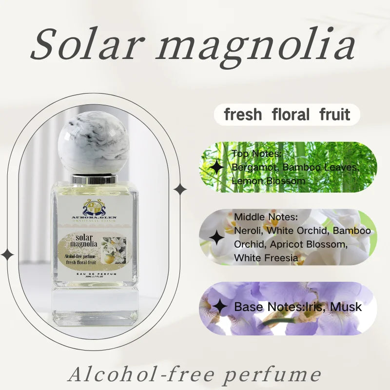 Perfume 50ML Lotus Aqua Eau de Parfum Fresh Aquatic Floral for Women with Apple Bergamot Perfume Musk Cedar Tropical Notes
