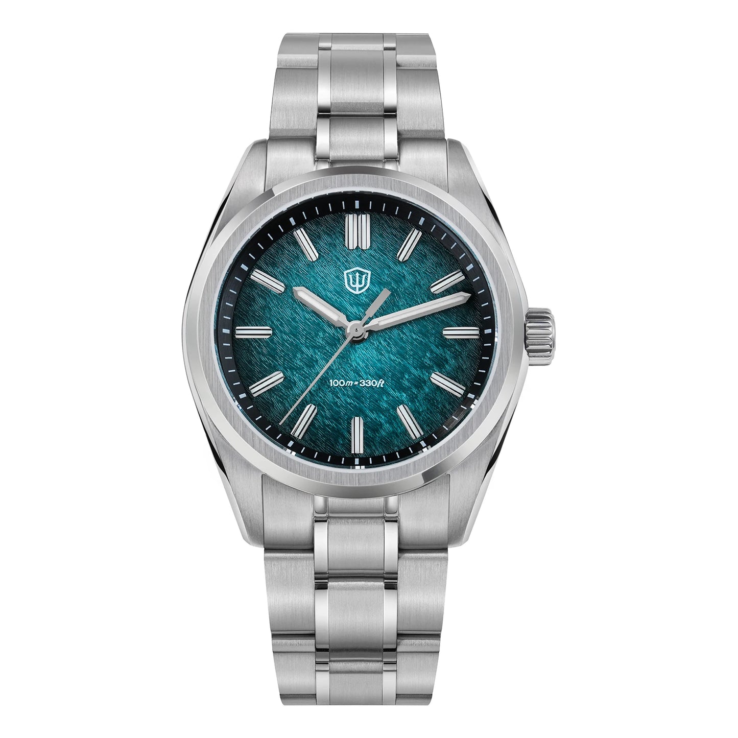 Watchdives WD0003B Original Design Aventurine Dial Men Watch VH31 Sweep Seconds Quartz Movement 36mm Watches Luminous Waterproof