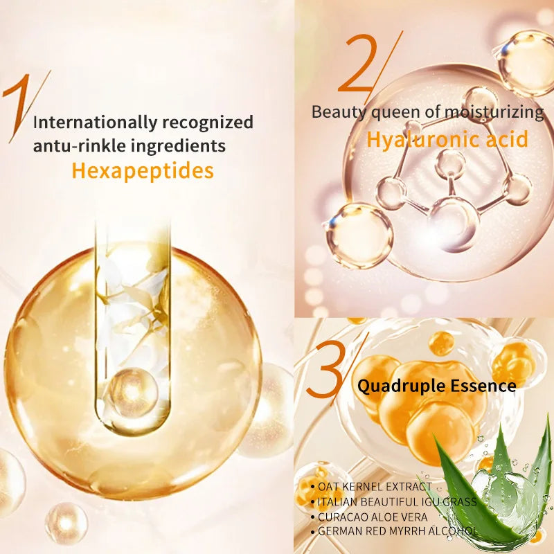 FONCE Hexapeptide Anti-wrinkle Essence Cream, fine line reducing, Moisturizing, nourishing and lifting cream 50g