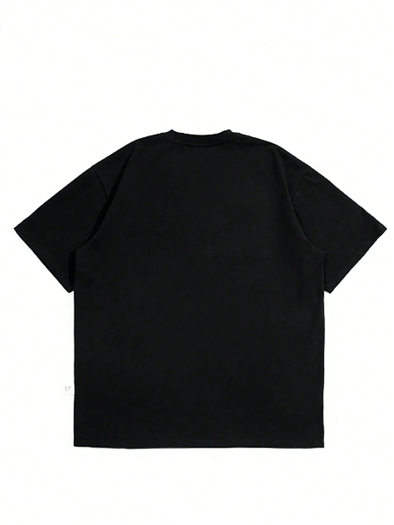 Men's summer 100% pure cotton fashionable casual sports loose geometric pattern printed round neck short sleeved T-shirt top