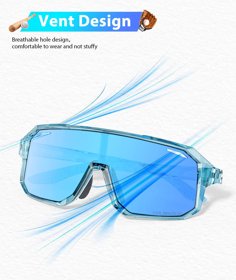 SCVCN Outdoor Boys Bike Cycling Polarized Child Sunglasses Teenagers Bicycle Cycling Glasses Kids Sports UV400 Girls Goggles